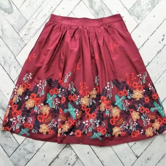 Modcloth Charming Cotton Skirt in Circus - Picture 5 of 5